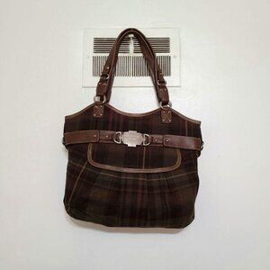Chaps Plaid Handbag